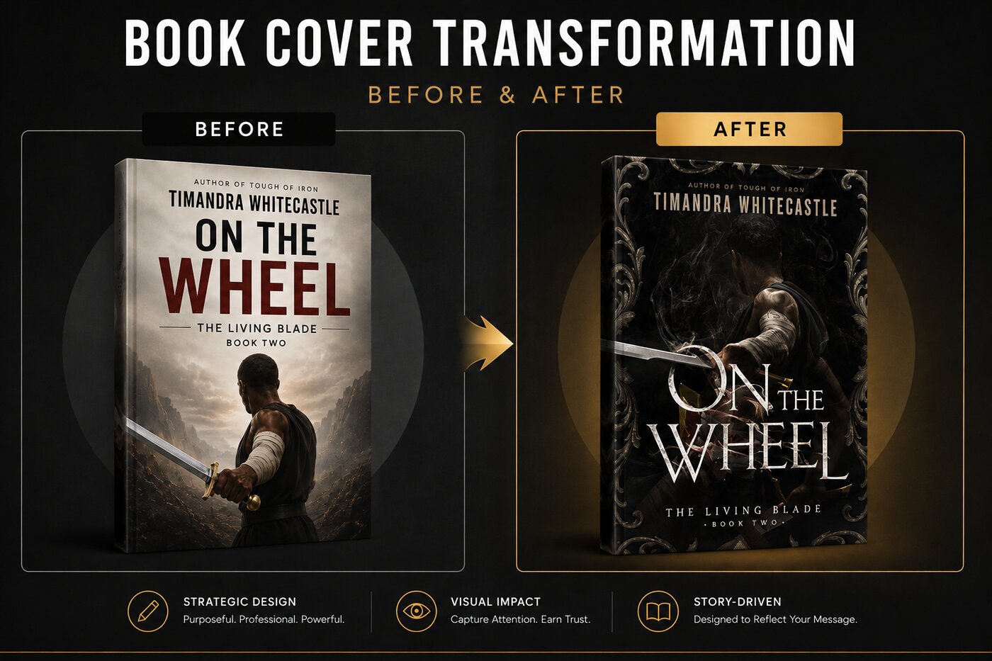On the Wheel book cover transformation