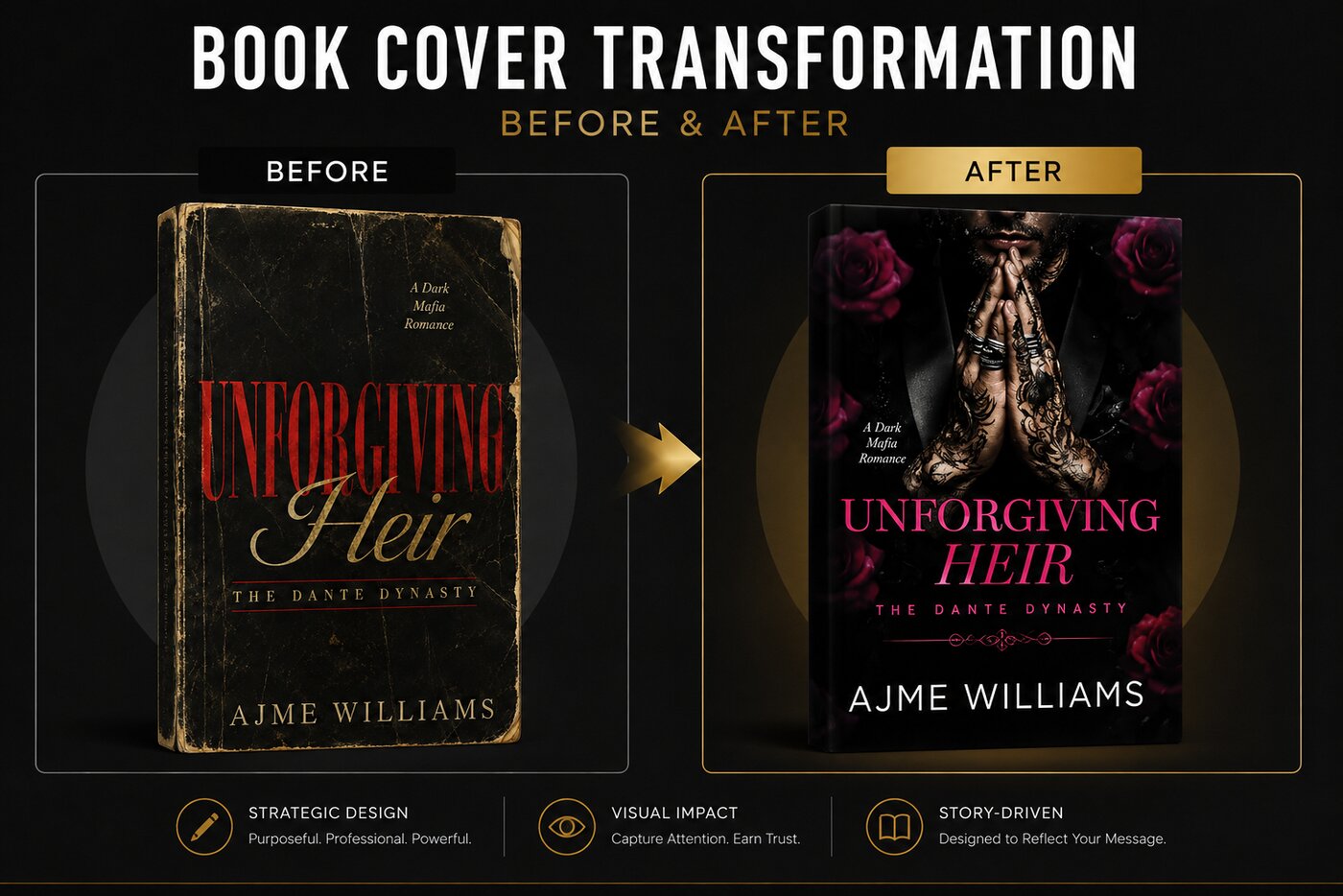 Unforgiving Heir cover transformation